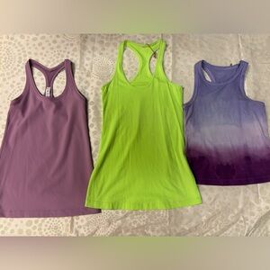 22. Bundle of 3 - lululemon align tanks - size 6